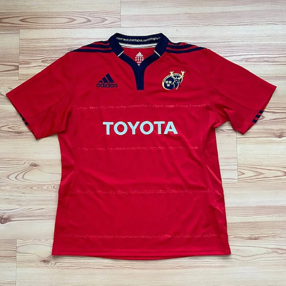 Munster Rugby 11/12 Home Model SS Jersey/Shirt(XL)College Red - Picture 1 of 3